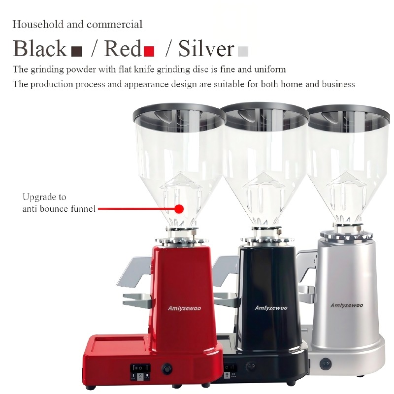 Coffee Bean Grinder Electric - Macinacaffè Elettrico Airo con Lama Piatta