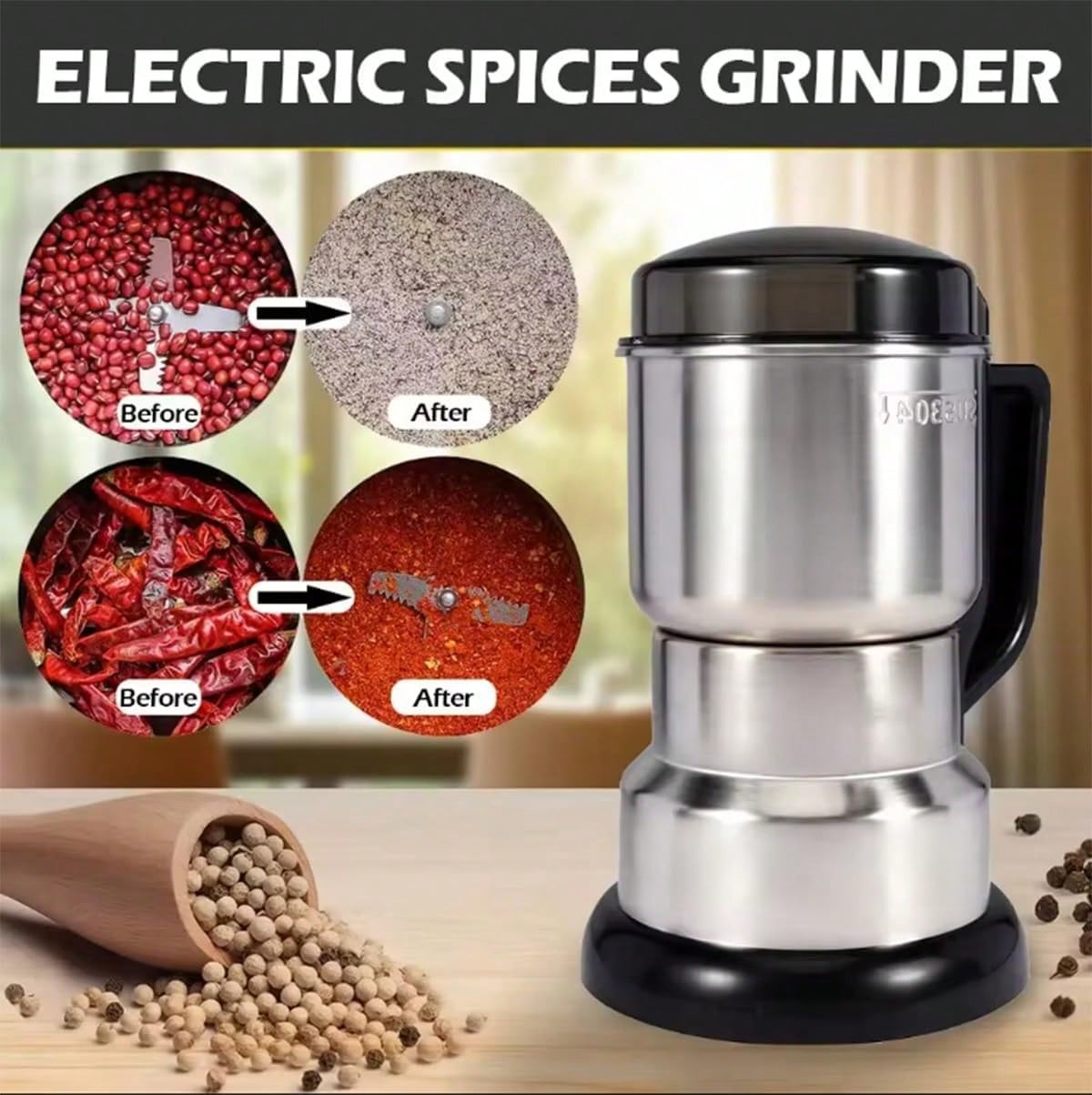 Macinacaffè, motore potente da - Coffee Bean Grinder Electric recensione e prezzo