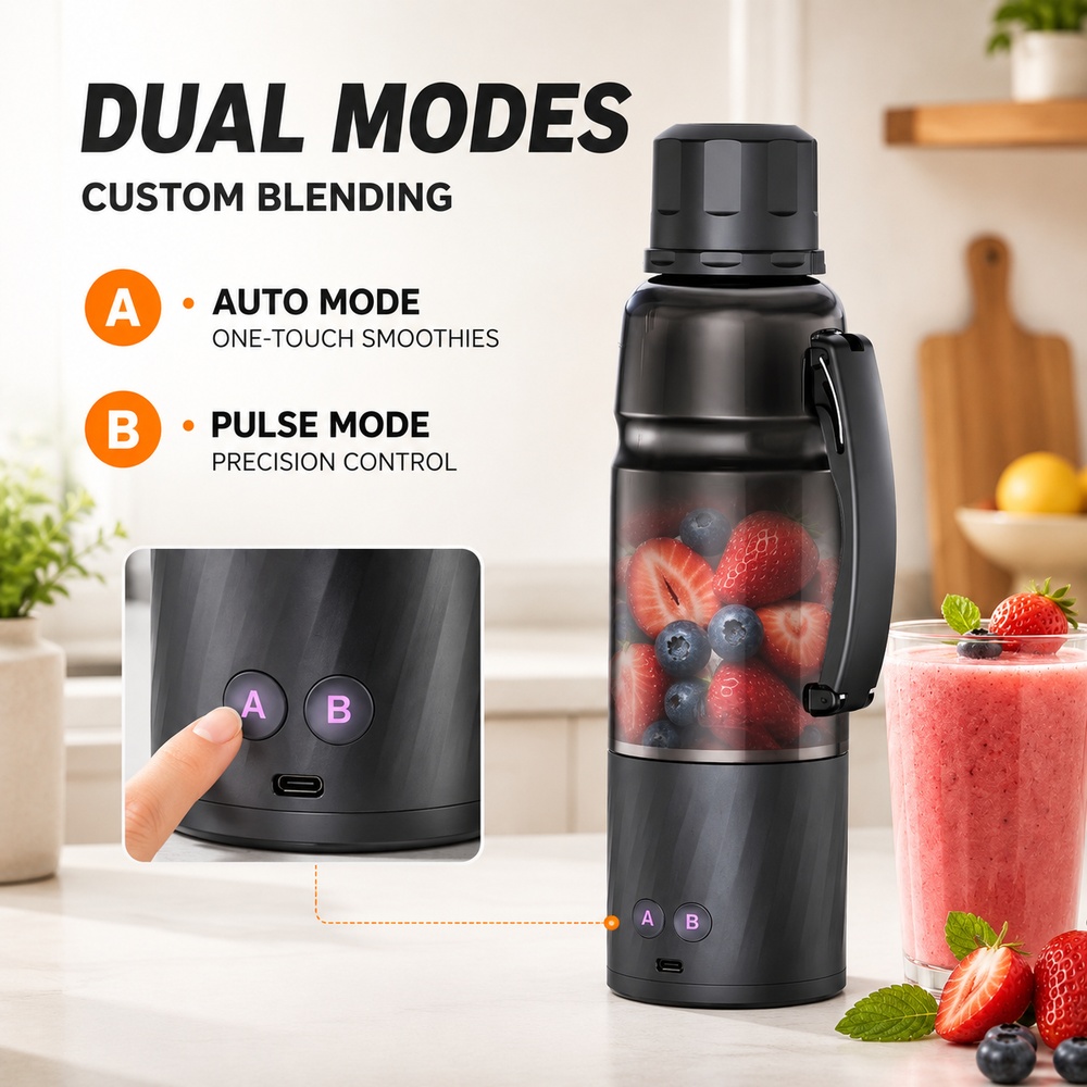 Frullatore portatile da 6000 m - Portable Blender Usb Rechargeable recensione e prezzo