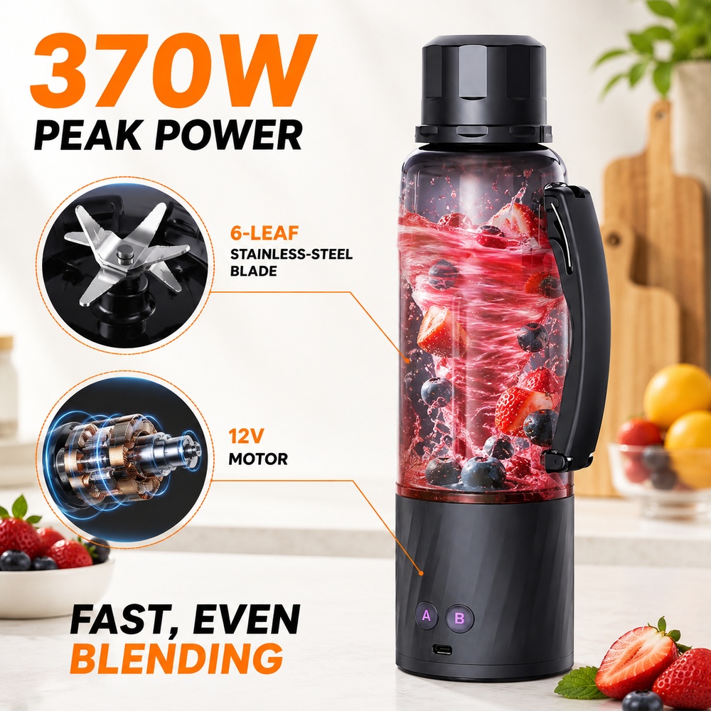 Frullatore portatile da 6000 m - Portable Blender Usb Rechargeable recensione e prezzo