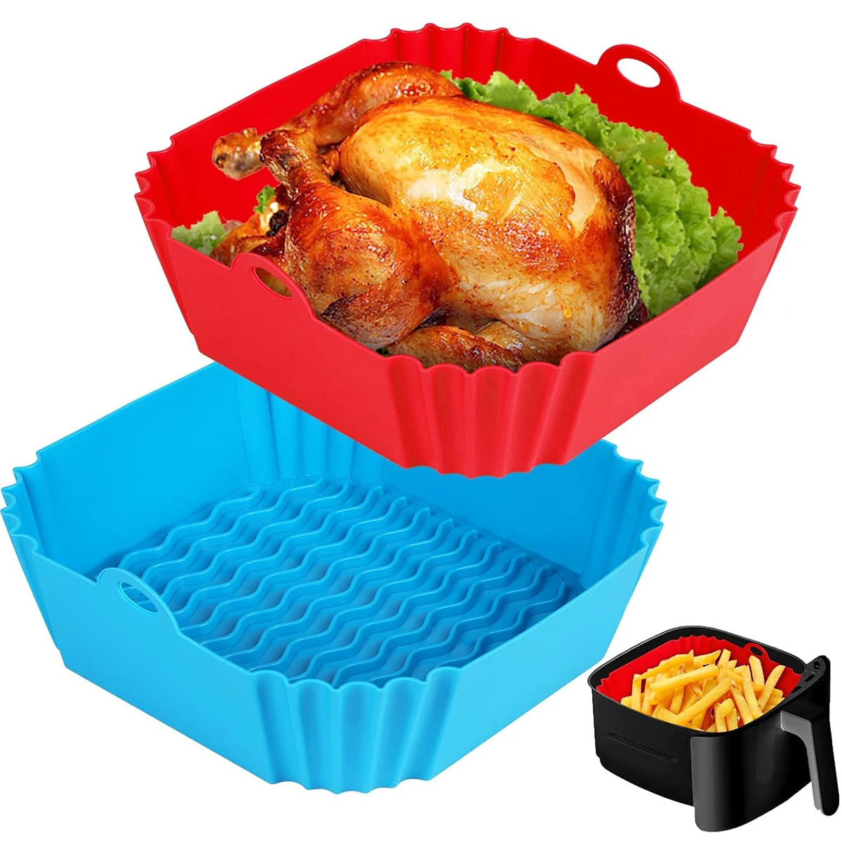 Cestelli in Silicone per Frigg - Air Fryer Silicone Pot Liner recensione e prezzo